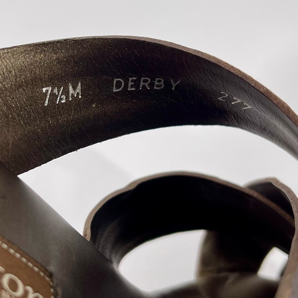 Brighton Sandal -Derby Cork Wedge- 7.5 - Picture 5 of 8